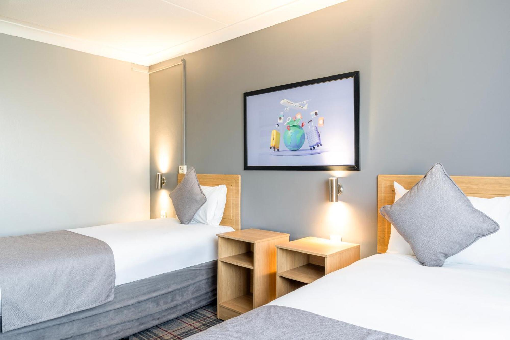 Tweepersoonskamer met 2 Aparte Bedden